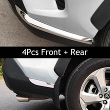 Load image into Gallery viewer, 2Pcs/4Pcs Car Stainless Front Rear Bumper Protector Trim Covers For Toyota RAV4 RAV-4 2020-2022 Accessories Styling
