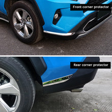 Load image into Gallery viewer, 2Pcs/4Pcs Car Stainless Front Rear Bumper Protector Trim Covers For Toyota RAV4 RAV-4 2020-2022 Accessories Styling
