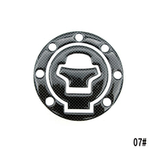 Load image into Gallery viewer, Motorcycle Carbon Fiber Fuel Gas Oil Cap Tank Pad Tankpad Protector Sticker For Honda Suzuki Kawasaki Yamaha
