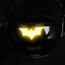 Load image into Gallery viewer, 3Pcs Car Reflective Sticker Reflective Tape Warning Stickers Night Safe Bat Style Decoration Motorcycle Helmet Decals Accessoire
