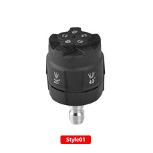 Load image into Gallery viewer, 5 In 1 Car Washer Spray Nozzle High Pressure Washing Nozzle 1/4 Quick Connector Rotating 0/15/25/40/65 Degree Pressure Washer
