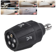 Load image into Gallery viewer, 5 In 1 Car Washer Spray Nozzle High Pressure Washing Nozzle 1/4 Quick Connector Rotating 0/15/25/40/65 Degree Pressure Washer

