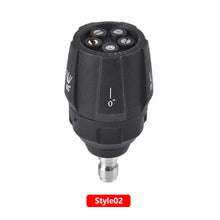 Load image into Gallery viewer, 5 In 1 Car Washer Spray Nozzle High Pressure Washing Nozzle 1/4 Quick Connector Rotating 0/15/25/40/65 Degree Pressure Washer
