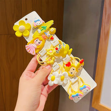 Load image into Gallery viewer, Cute Cartoon Hair Rope Hair Clip Set Colorful Flower Animal Hairpin Hair Rope Hair Accessories for Girls
