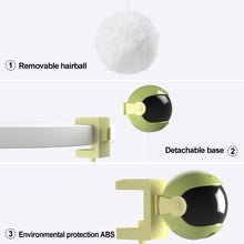 Load image into Gallery viewer, Automatic Electric Cat Teaser Toy Up Down Interactive Trainning Toy Pet Cats Feather Furball Pendant Teaser Balls
