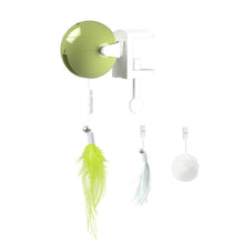 Load image into Gallery viewer, Automatic Electric Cat Teaser Toy Up Down Interactive Trainning Toy Pet Cats Feather Furball Pendant Teaser Balls
