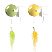 Load image into Gallery viewer, Automatic Electric Cat Teaser Toy Up Down Interactive Trainning Toy Pet Cats Feather Furball Pendant Teaser Balls
