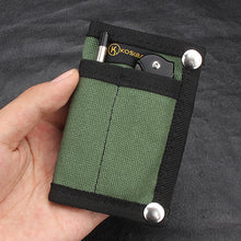 Load image into Gallery viewer, Mini Multi-Functional Tactical EDC Storage Bag Outdoor Portable Canvas Anti-Loss Change Cards Kits
