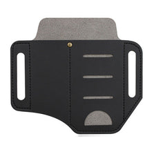 Load image into Gallery viewer, Multifunctional Storage Waist Pack EDC Tactical Tools Flashlight Key Pen Belt Leather Bag Outdoor Camping Survival Hunting External Waist Clip
