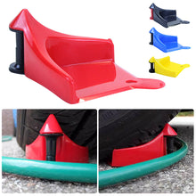 Load image into Gallery viewer, 1Pcs Car Tire Wedge Washing Water Pipe Tube Anti-pinch Tools Auto Hose Guides Slide Wheel Jamming Prevent
