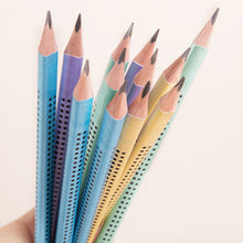 Load image into Gallery viewer, 12pcs/Lot HB Wooden Pencil with Eraser Sharpener for Student Children Drawing Writing Pencils Kids Learning Writing Training Pencils School Office Stationery Supplies
