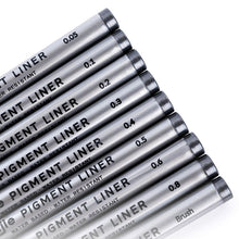 Load image into Gallery viewer, 1pc/9pcs Waterproof Art Markers Painting Needle Pen Fast Dry Fineliner School Drawing Sketching Journal Writing Stationery Supplies
