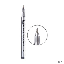 Load image into Gallery viewer, 1pc/9pcs Waterproof Art Markers Painting Needle Pen Fast Dry Fineliner School Drawing Sketching Journal Writing Stationery Supplies
