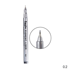 Load image into Gallery viewer, 1pc/9pcs Waterproof Art Markers Painting Needle Pen Fast Dry Fineliner School Drawing Sketching Journal Writing Stationery Supplies
