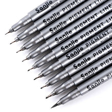 Load image into Gallery viewer, 1pc/9pcs Waterproof Art Markers Painting Needle Pen Fast Dry Fineliner School Drawing Sketching Journal Writing Stationery Supplies
