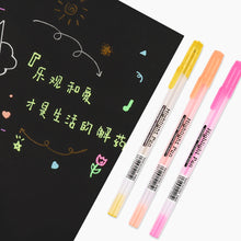 Load image into Gallery viewer, 0.8mm White Gold Silver Colorful Highlighter Drawing Sketching Painting Highlight Pens Greeting Cards Marker Art Stationery Supplies
