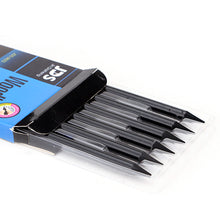 Load image into Gallery viewer, 3/6pcs Professional Woodless Carbon Sketch Pens Hard/Medium/Soft Woodless Charcoal Pencil Set Drawing Tool Painting Supplies
