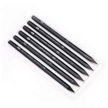 Load image into Gallery viewer, 3/6pcs Professional Woodless Carbon Sketch Pens Hard/Medium/Soft Woodless Charcoal Pencil Set Drawing Tool Painting Supplies
