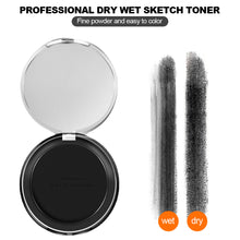 Load image into Gallery viewer, Professional DRY WET Sketch Toner Water Soluble Painting Graphite Charcoal Color Powder Ultra Soft For Artist Drawing Graffiti Art Supplies
