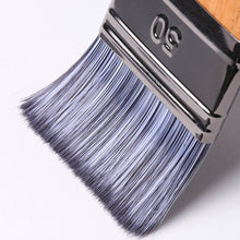 Load image into Gallery viewer, 1pc Flat Head Oil Painting Acrylic Row Brush Gouache Watercolor Artist Paint Wall Painting Nylon Hair Beech Rod Clean Brush
