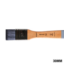 Load image into Gallery viewer, 1pc Flat Head Oil Painting Acrylic Row Brush Gouache Watercolor Artist Paint Wall Painting Nylon Hair Beech Rod Clean Brush
