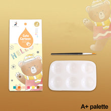 Load image into Gallery viewer, 20Sheets Children DIY Watercolor Painting Book with Paint Kids Gouache Graffiti Picture Coloring Drawing Books Bithday Christmas Gifts

