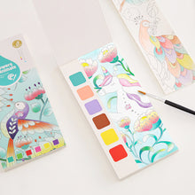 Load image into Gallery viewer, 20Sheets Children DIY Watercolor Painting Book with Paint Kids Gouache Graffiti Picture Coloring Drawing Books Bithday Christmas Gifts
