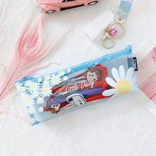 Load image into Gallery viewer, Daisy Flower Transparent Pencil Case School Pencil Box Pencil Case Pencil Bag School Supplies Stationery Bag
