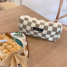 Load image into Gallery viewer, Retro Style Pencil Case Corduroy Pencil Bag School Girls Pencil Pouch Travel Large Capacity Makeup Bag Cosmetic Case

