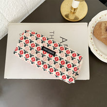 Load image into Gallery viewer, Retro Style Pencil Case Corduroy Pencil Bag School Girls Pencil Pouch Travel Large Capacity Makeup Bag Cosmetic Case

