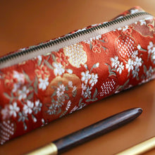 Load image into Gallery viewer, Retro Style Embroidery Pencil Case Antishock Chinoiserie Pencil Bag School Pencil Pouch Supplies
