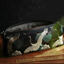 Load image into Gallery viewer, Retro Style Embroidery Pencil Case Antishock Chinoiserie Pencil Bag School Pencil Pouch Supplies
