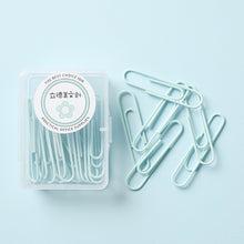 Load image into Gallery viewer, 1Box Colorful Paper Clip Metal Clips Memo Clip Bookmarks Stationery Office Accessories School Supplies Length 28mm/50mm
