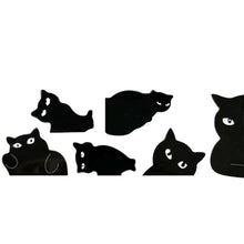 Load image into Gallery viewer, Creative Black Cat Magnetic Bookmark Stationery Students Gifts Book Clip Personality Pagination Mark School Supplies
