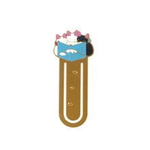 Load image into Gallery viewer, Cute Cat Bookmarks Metal Book Clips Japanese Style Brass Paper Page Holder Book Clip Stationery Reading Pagination Tools School Office Supplies

