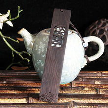 Load image into Gallery viewer, Creative Retro Sandalwood Bookmark Chinese Style Engraving Book Clips Gifts Moon Tree Mountain Wooden Page Holder School Office Supplies
