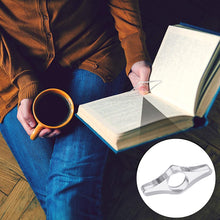 Load image into Gallery viewer, Acrylic Book Thumb Support Finger Book Page Holder Convenient Transparent Bookmark School Office Supplies
