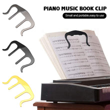 Load image into Gallery viewer, M Type Piano Music Book Clip Bookmarks Student Page Holder Reading Tools School Office Supplies
