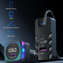 Load image into Gallery viewer, Car Charger Quick Charge Cigarette Lighter Adapter Bluetooth USB Type C Fast Charger PD QC3.0 For Iphone Samsung Xiaomi
