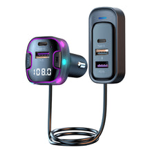 Load image into Gallery viewer, CS6 Car Charger Quick Charge Cigarette Lighter Adapter Bluetooth 5.3 USB Type C Fast Charger PD QC3.0 For Iphone Samsung Xiaomi
