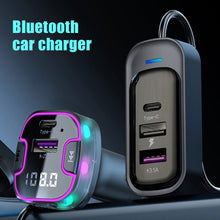 Load image into Gallery viewer, CS6 Car Charger Quick Charge Cigarette Lighter Adapter Bluetooth 5.3 USB Type C Fast Charger PD QC3.0 For Iphone Samsung Xiaomi
