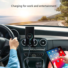 Load image into Gallery viewer, Car Bluetooth 5.0 FM Transmitter Wireless Audio Receiver Car MP3 Player 66W PD Fast Charger Ambient Light Muti-point Charger
