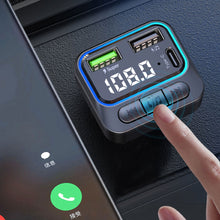 Load image into Gallery viewer, Car Charger Super Fast Charging Car MP3 Bluetooth Player Handsfree Kit Charging QC3.0 Car Transmitter Car FM

