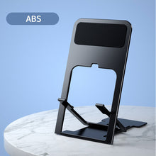 Load image into Gallery viewer, Mini Desktop Multi-Angle Folding Mobile Phone Holder Hollow Plastic Tablet Stand Portable For Iphone 12 11 8 7 pro Support
