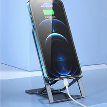 Load image into Gallery viewer, Mini Desktop Multi-Angle Folding Mobile Phone Holder Hollow Plastic Tablet Stand Portable For Iphone 12 11 8 7 pro Support
