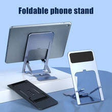 Load image into Gallery viewer, Mini Desktop Multi-Angle Folding Mobile Phone Holder Hollow Plastic Tablet Stand Portable For Iphone 12 11 8 7 pro Support
