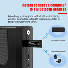 Load image into Gallery viewer, USB Bluetooth-Compatible 5.0 Transmitter Receiver LED Display MP3 Player Aux Car FM TV PC TF Audio Stereo Adapter Home Speaker
