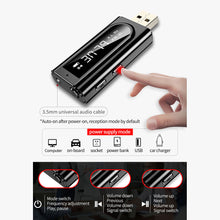Load image into Gallery viewer, USB Bluetooth-Compatible 5.0 Transmitter Receiver LED Display MP3 Player Aux Car FM TV PC TF Audio Stereo Adapter Home Speaker
