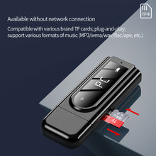 Load image into Gallery viewer, USB Bluetooth-Compatible 5.0 Transmitter Receiver LED Display MP3 Player Aux Car FM TV PC TF Audio Stereo Adapter Home Speaker
