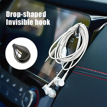 Load image into Gallery viewer, 1Pc Car Clip Auto Fastener Clip Holder Self Adhesive for USB Cable Key Headphone Bag Hanger Invisible Hang Hooks Organizer
